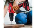Casals Cordless Impact Drill Li-Ion 10Mm 13Pcs Accessory Set 18V #