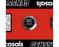Casals Generator Electric Key & Recoil Start Steel Red Single Phase 4 Stroke 4400W 