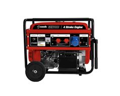 Casals Generator Electric / Recoil Start Steel Red Single Phase4 Stroke 5700W 