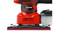 CASALS  SANDER 3 IN 1 PLASTIC RED 3 VELCRO SAND PAPER SHEETS 200W 